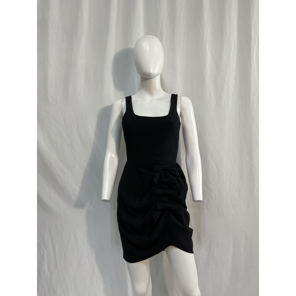 Amanda Uprichard 'Fiorella' Black Polyester Dress Size S - Picture 2 of 5